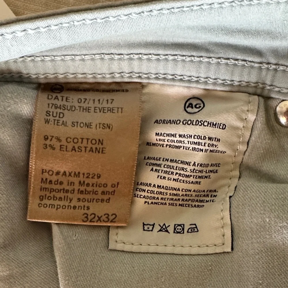 AG Slim Straight Jeans - Teal Stone - Picture 4 of 4